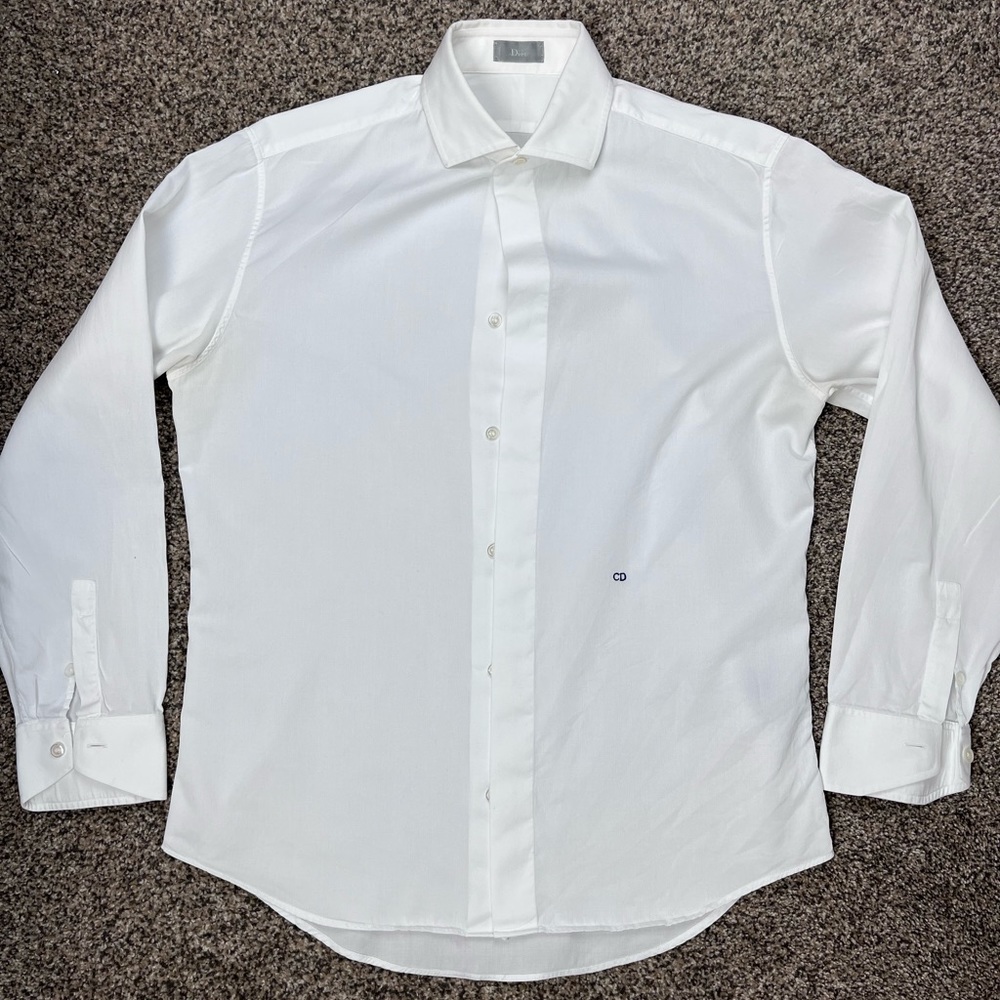 Men’s Dior White Button-up Shirt